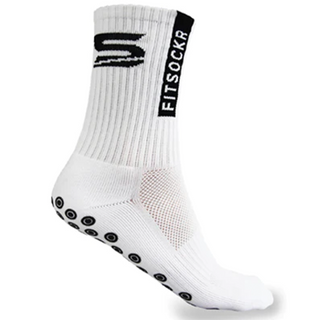 FitSockr™ Grip Socks White